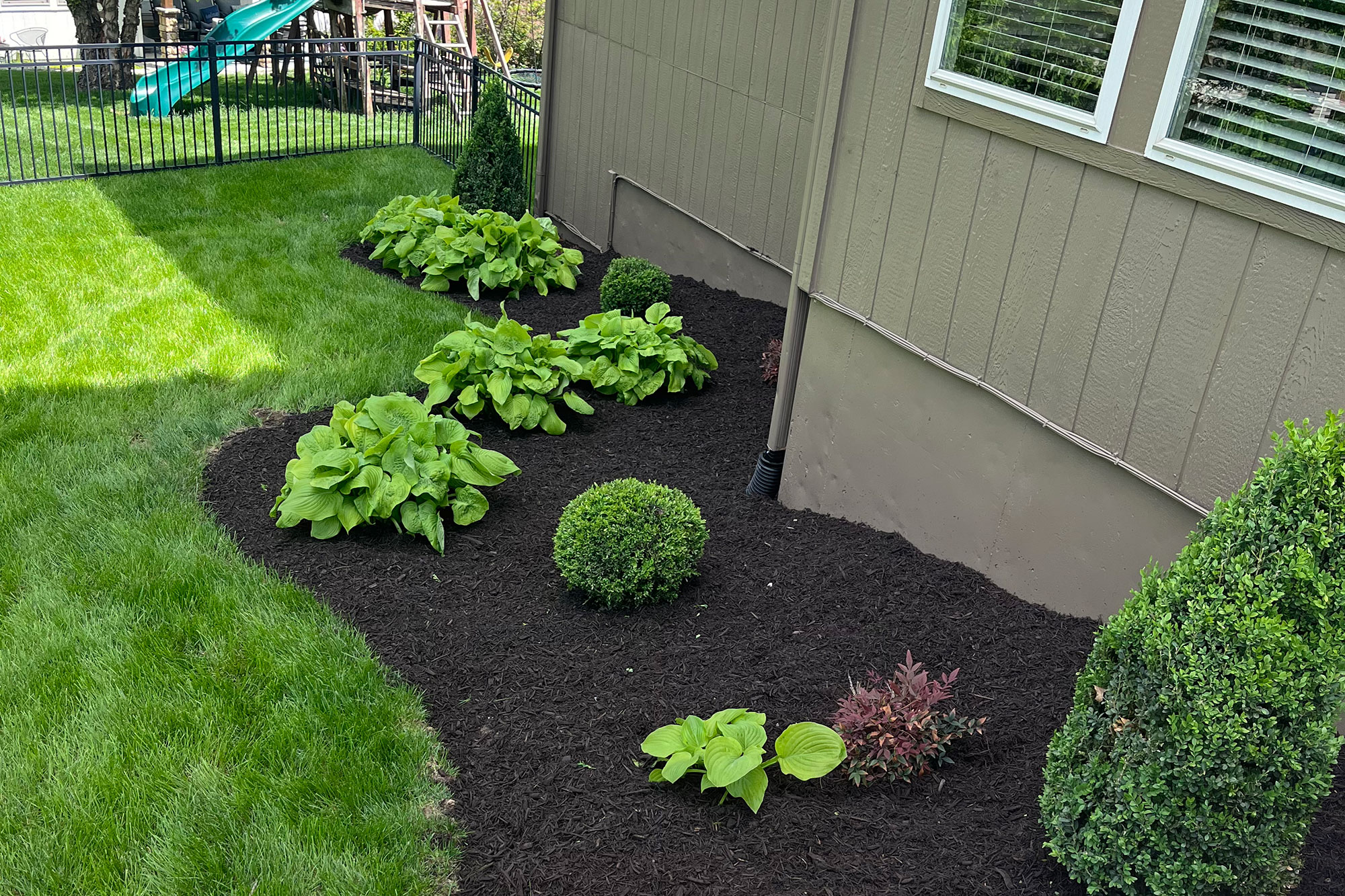 Neighbors Landscaping crew project in the Kansas City metro