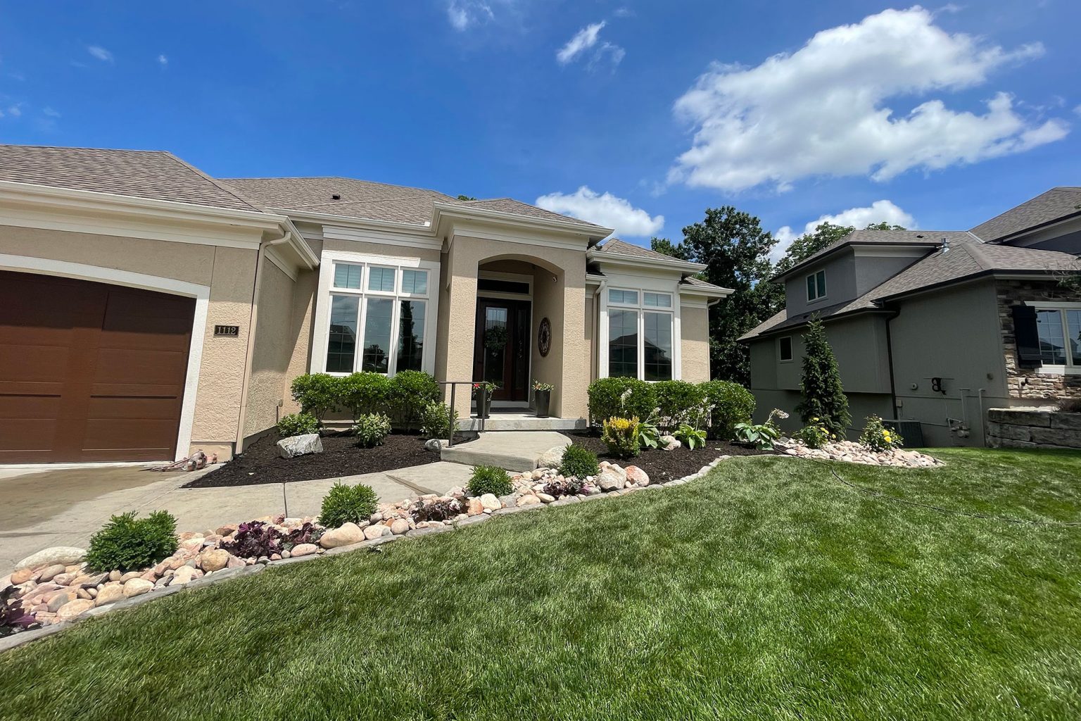 landscape design and installation project in Kansas City